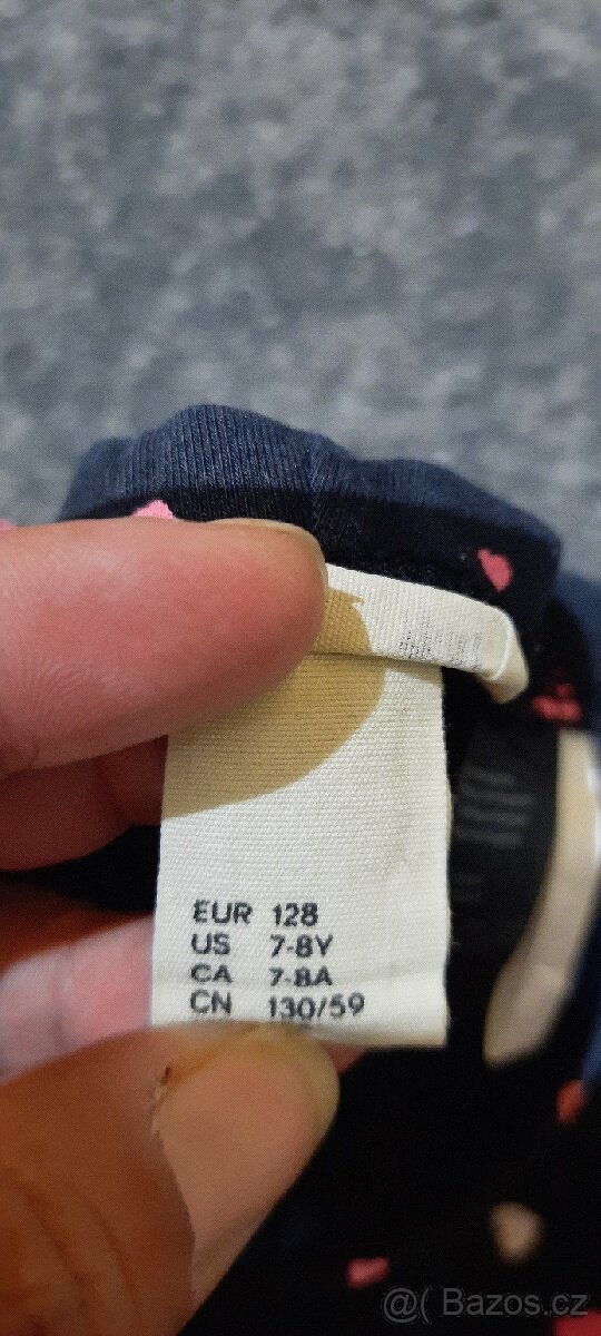 Dívčí kraťasy značky H&M, vel.128. - 5