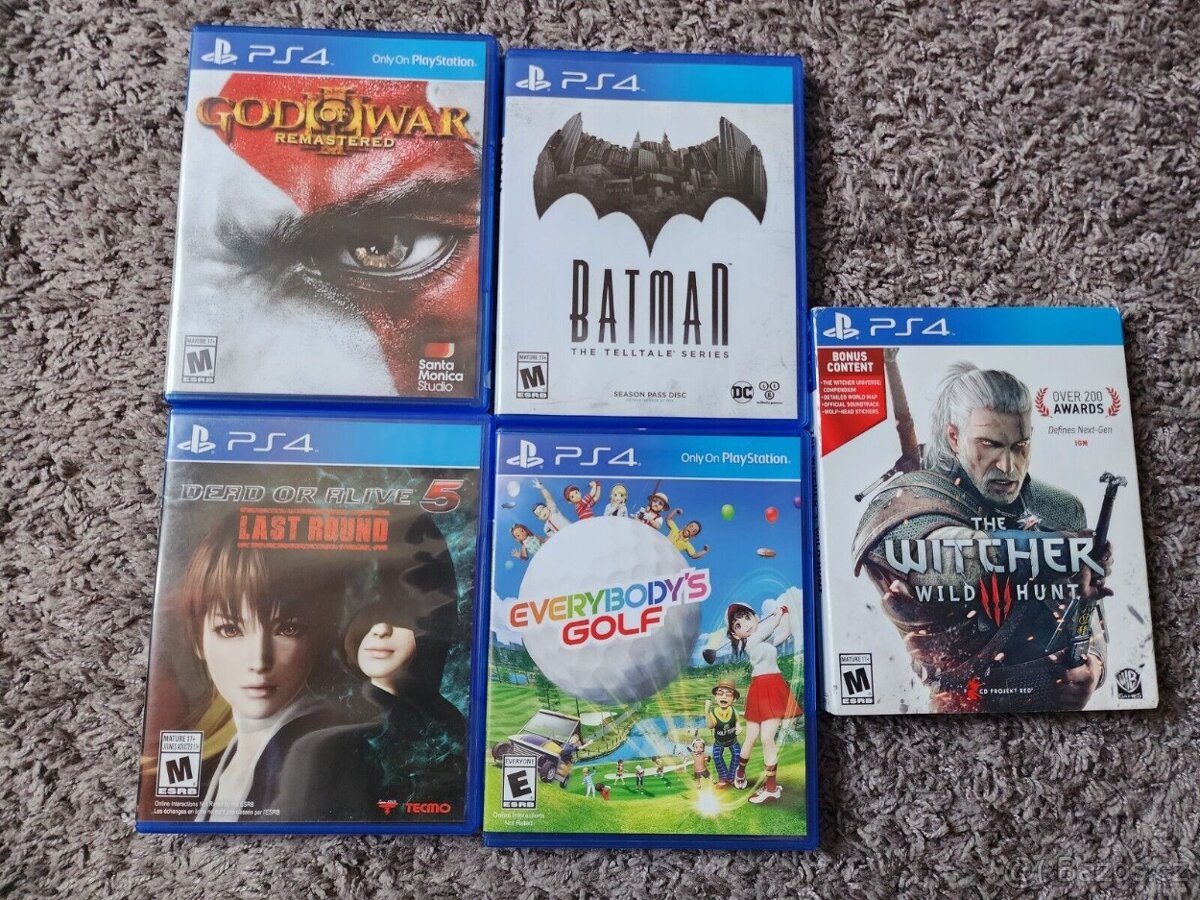 VÝMĚNA nebo prodej: Nabídněte. Playstation4 (PS4) hry - 5