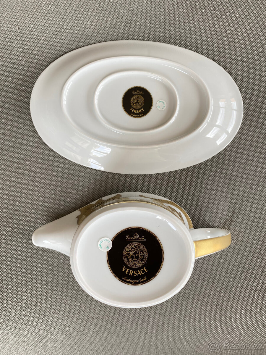 Versace by Rosenthal Nový velký omáčník Arabesque Gold - 5