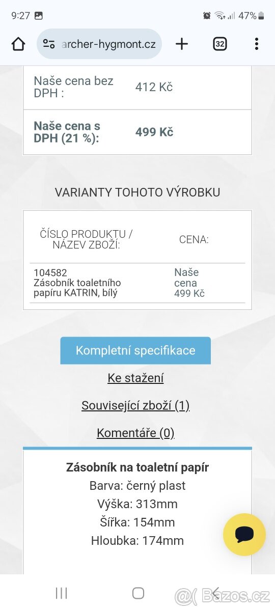 Zásobník toaletního papíru - 5