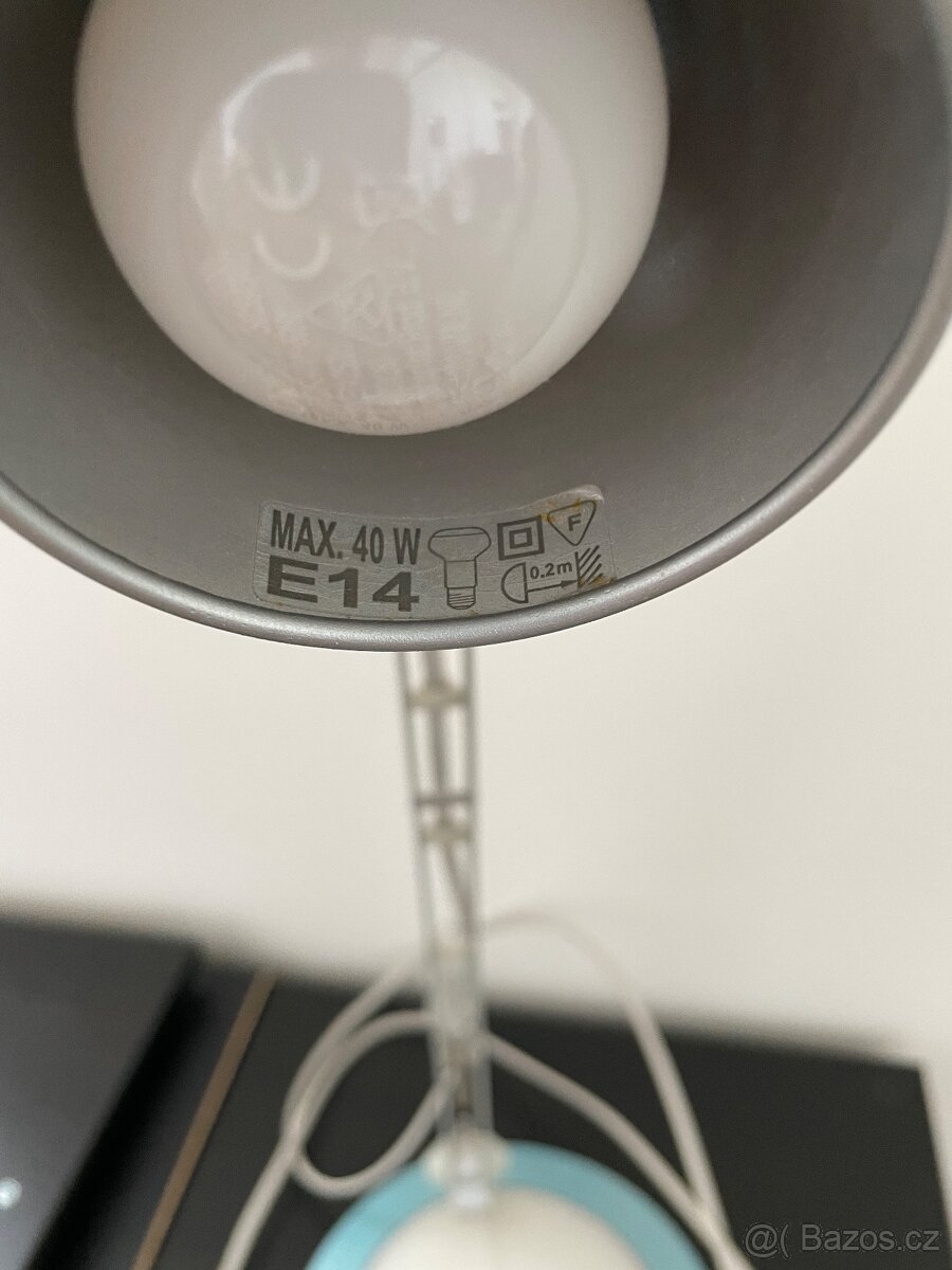 Stolni lampa, modrá E14 - 5