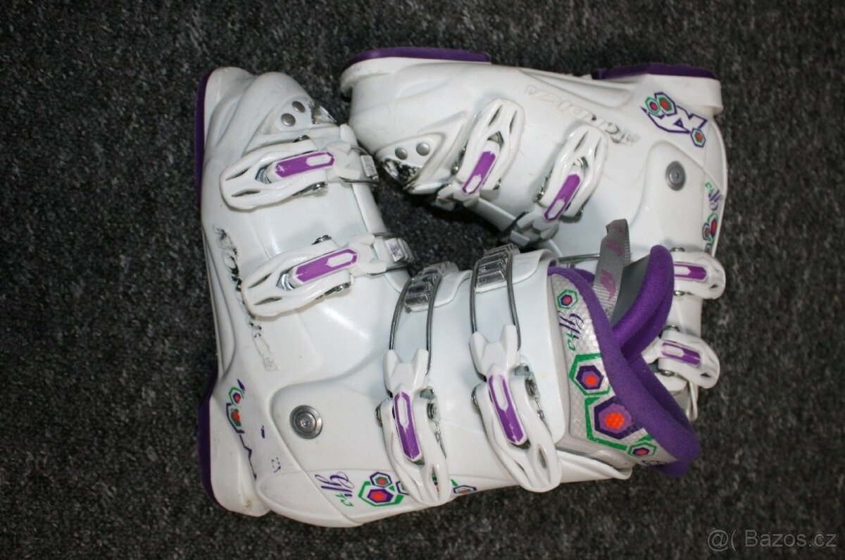 dívcí lyže tecno 120 cm , lyžáky - 5