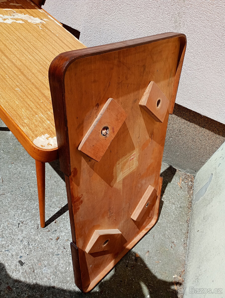 Opaxitový stolek Jiroutek BEZ SKLA + díly - 5