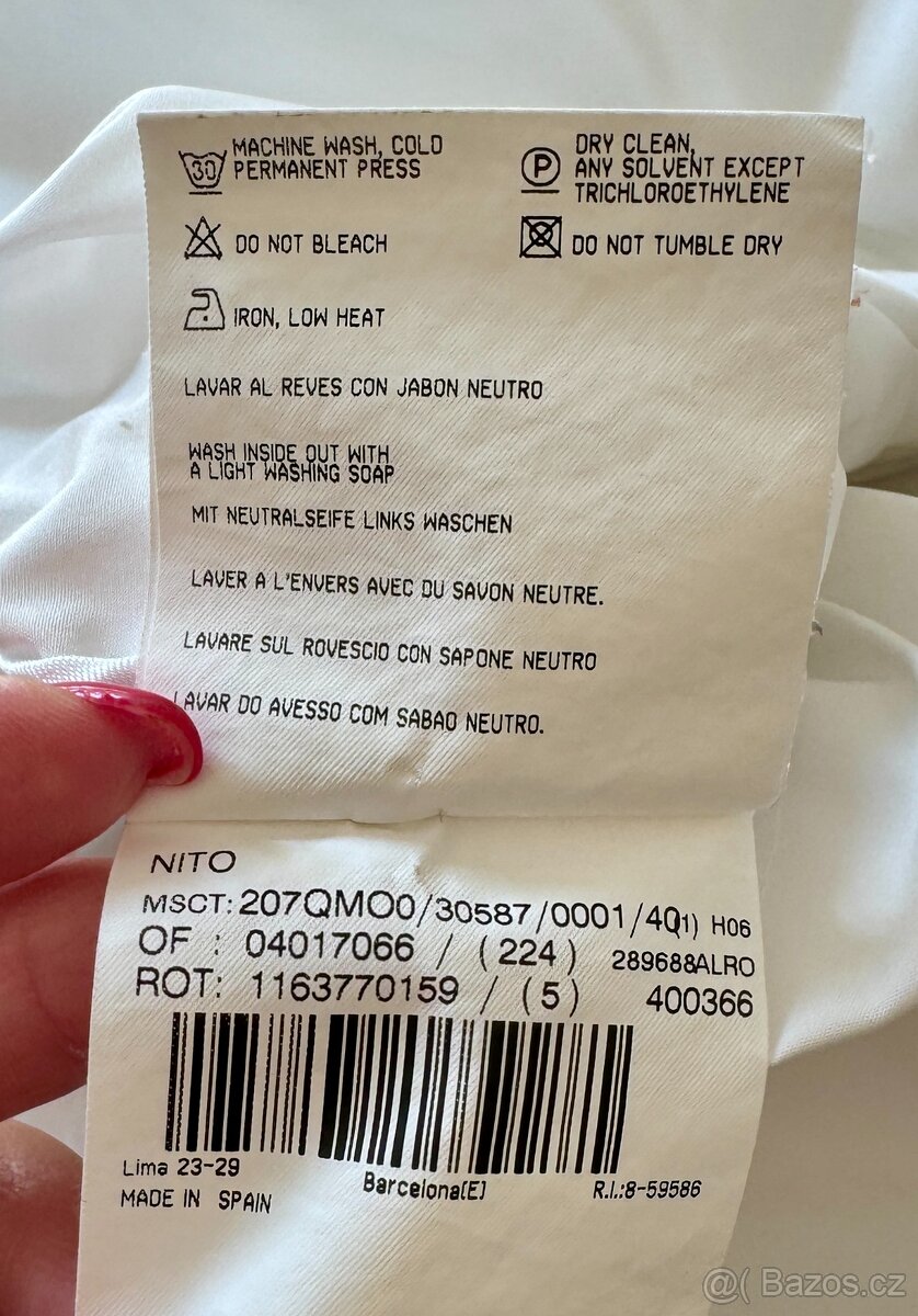 Trenčkot bílý Burberry - 5