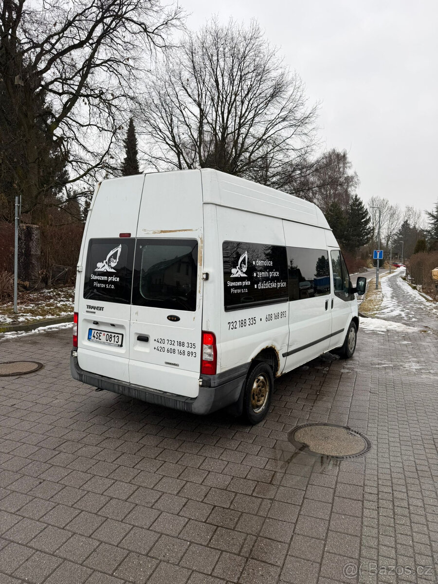 Ford Transit – 6 míst, klima, tempomat, dobrý stav - 5