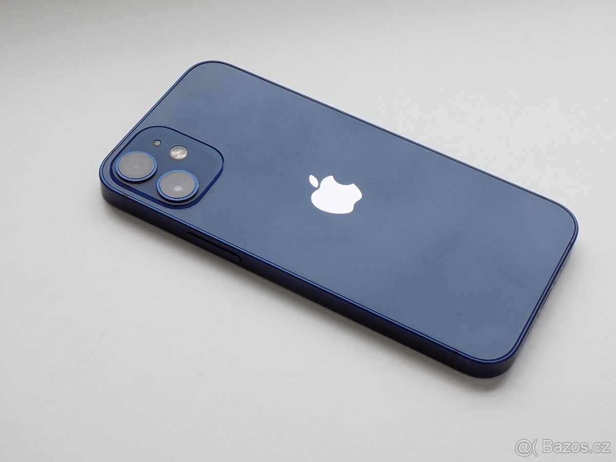 APPLE iPhone 12 mini 64GB Modrý - TOP STAV - 5
