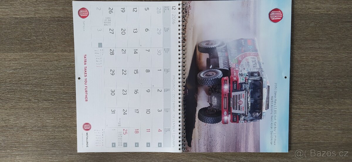 Kalendář Tatra 3ks - 5