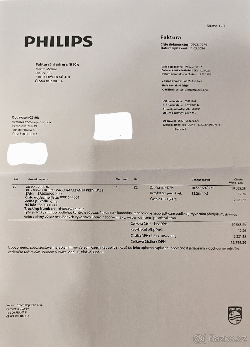 Robotický vysavač PHILIPS 7000 series v záruce v češtině - 5