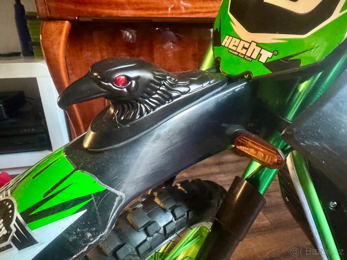 Dětská elektrická motorka Hecht 54501 green - 5