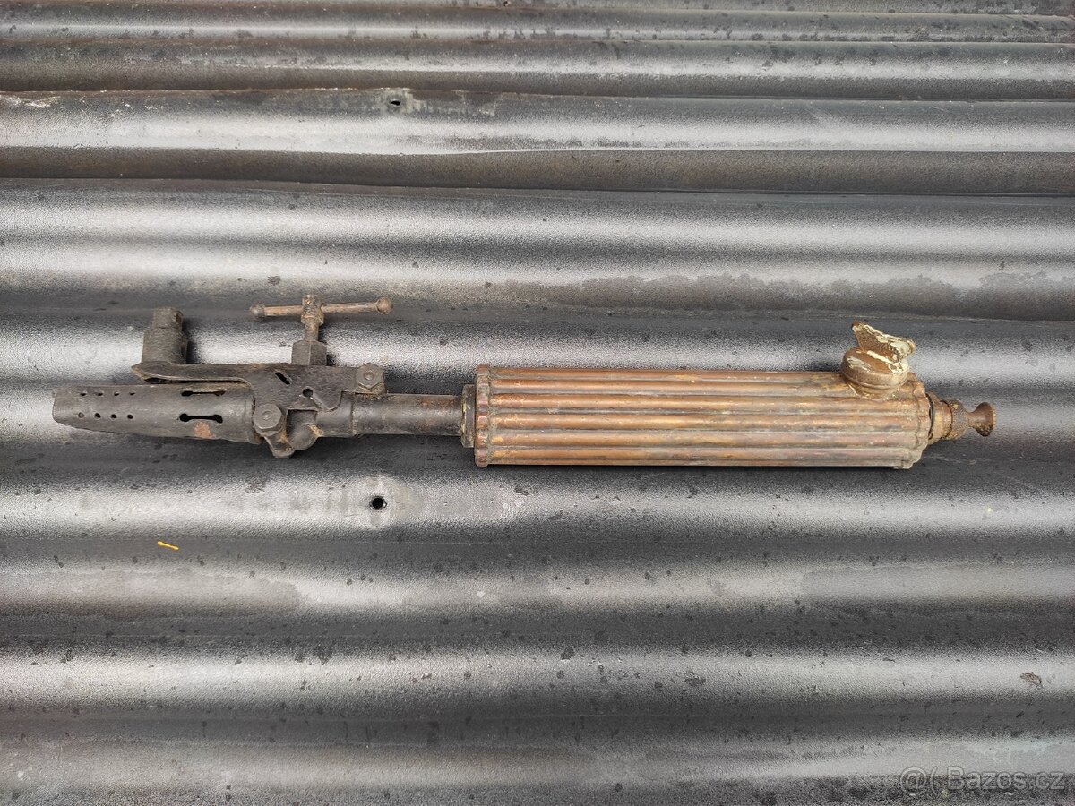 Retro staré letovací lampy Sweden Optimal a D.R.P - 5