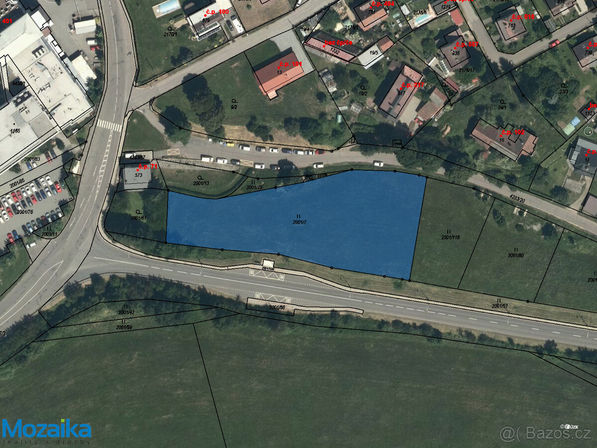 Rovinatý pozemek pro výstavbu komerčních objektů Dolní Dobro - 5