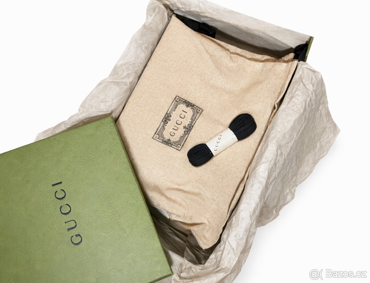 Gucci černé kožené boty – originál - 5