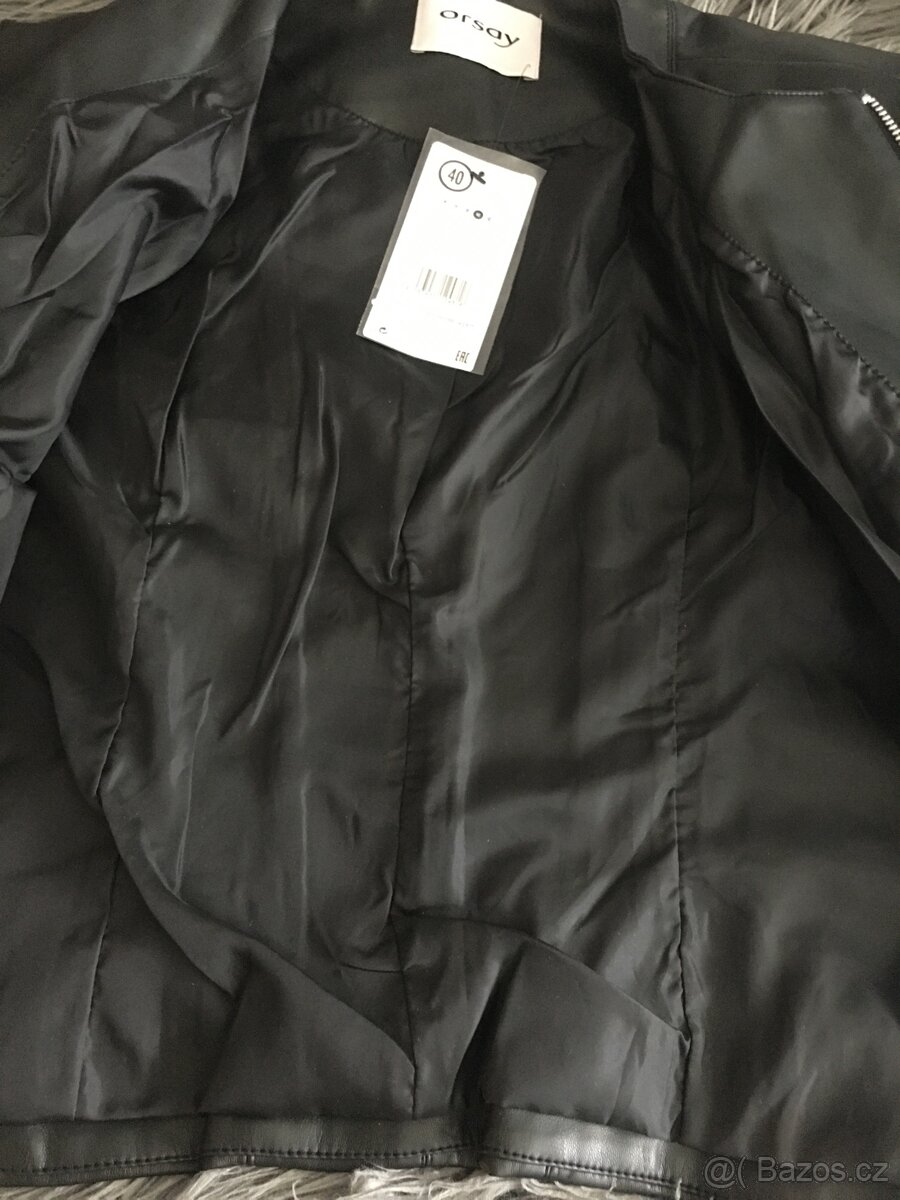 Koženková bunda zn.Orsay vel.L(40) - 5