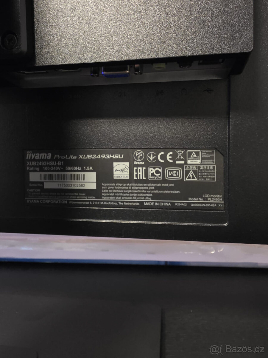 Monitor IIYAMA ProLite XUB2493HSU 23,8" - 5