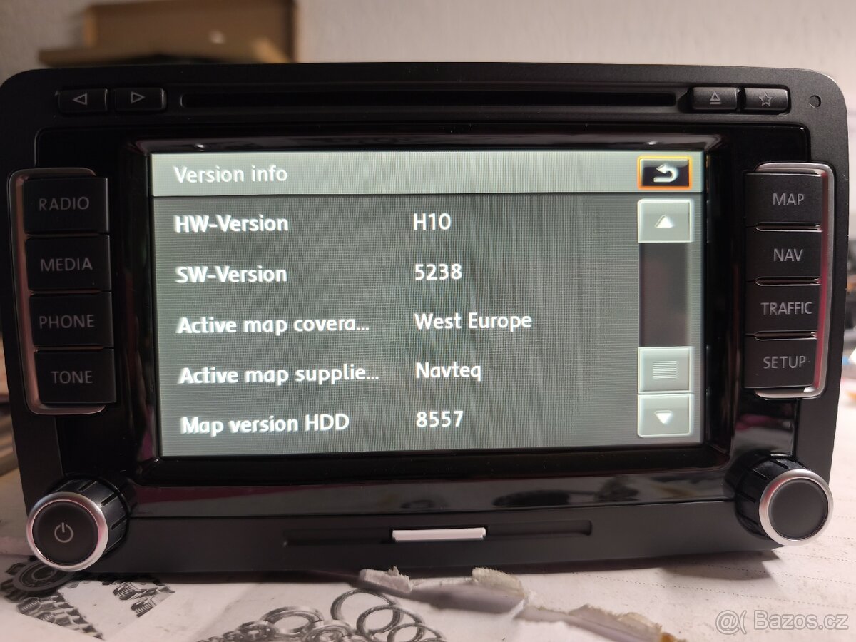 VW RNS510 1T0035680P LED aktualizované - 5