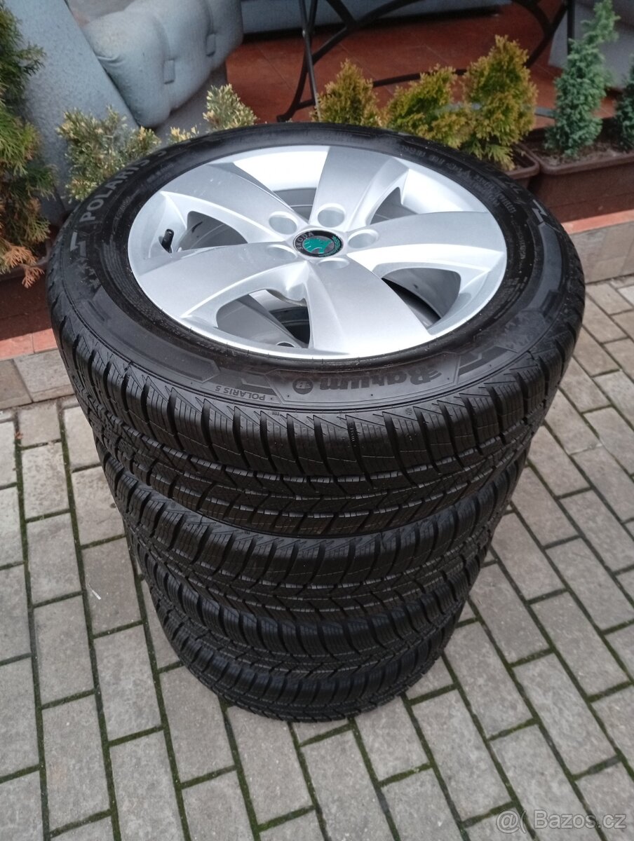 Alu kola 185/60 R15 Škoda Rapid + Fabia 3 - 5