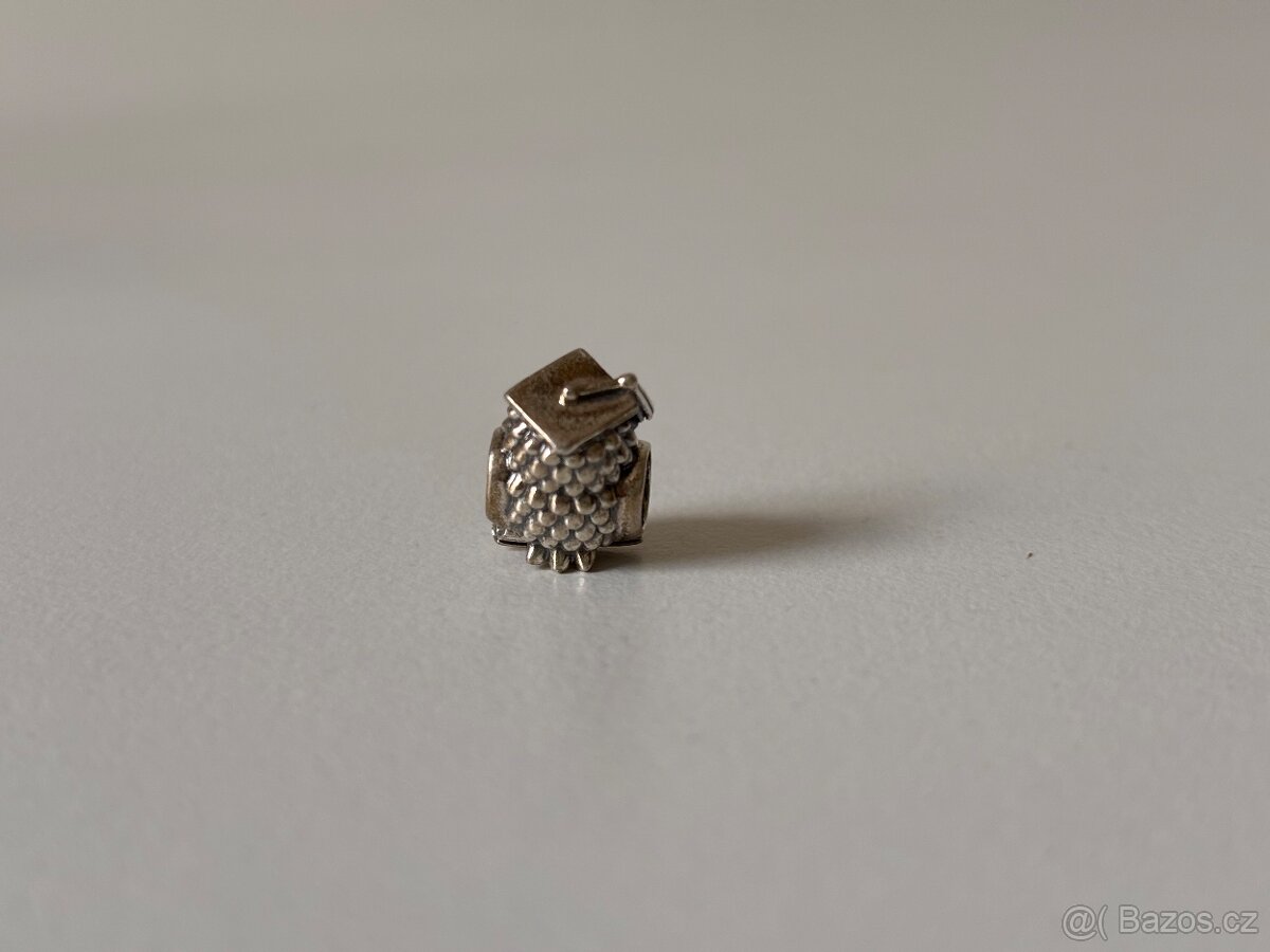 Pandora- stříbrný přívěsek sova - 5