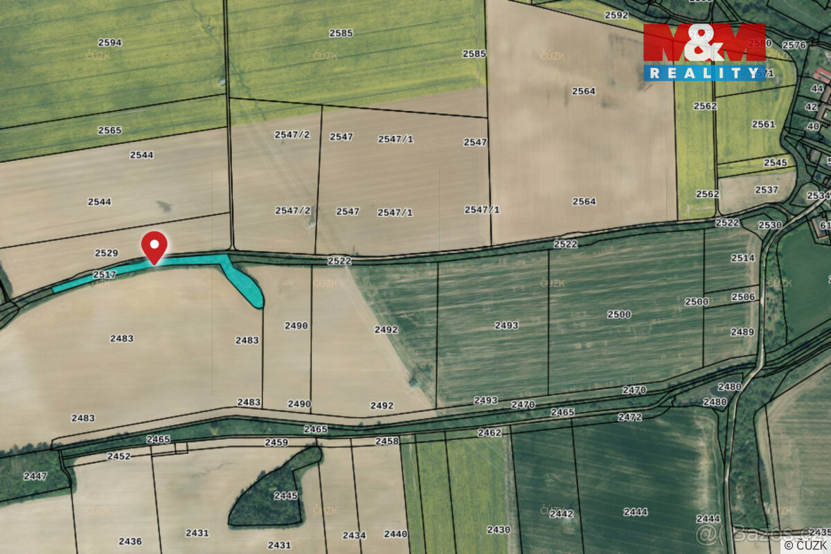 Prodej louky, 6482 m², Lochousice - 5