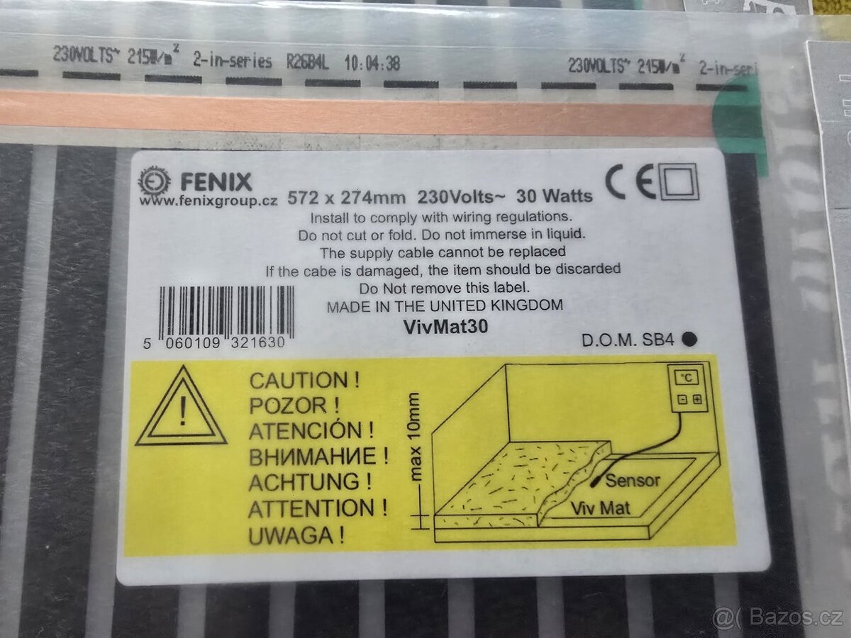 Topná folie, Fenix - 5