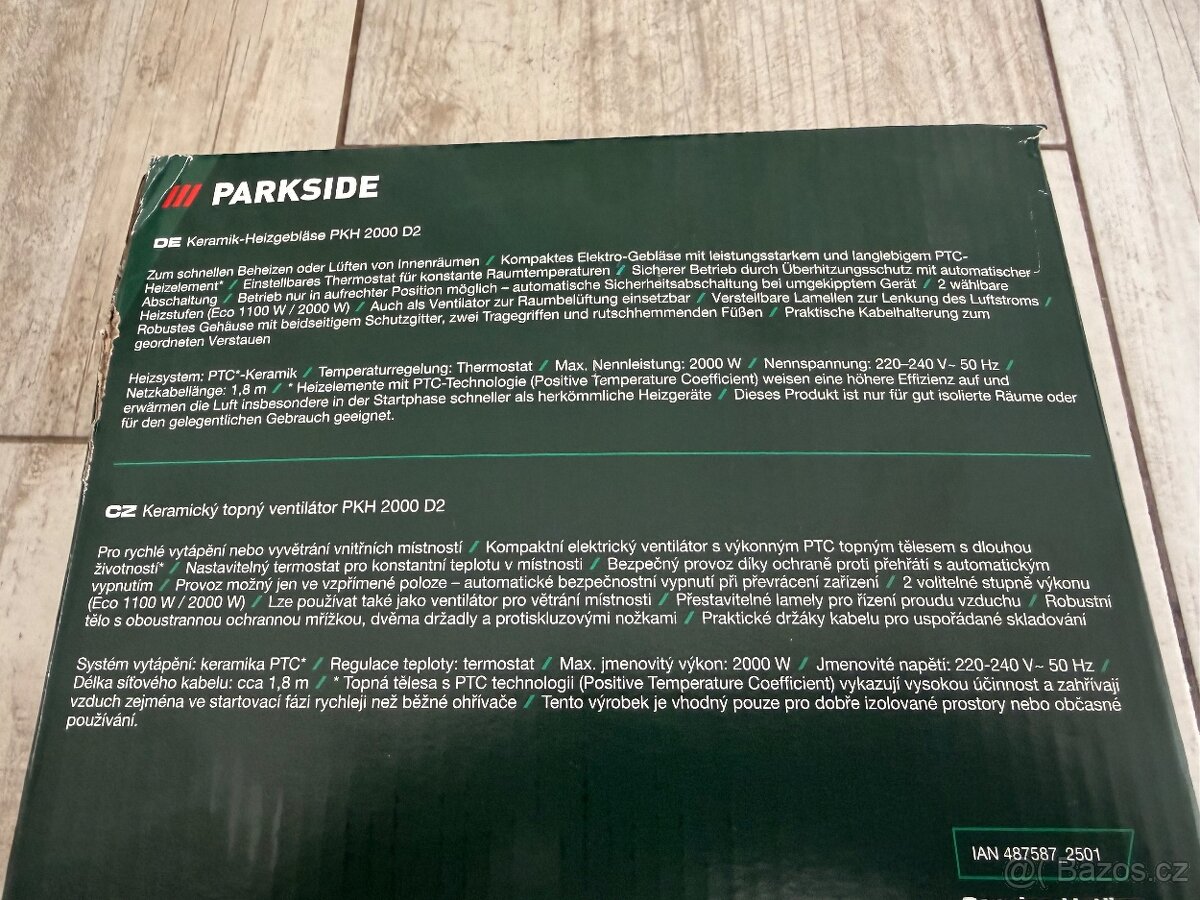 Keramické topení 🍀PARKSIDE🍀 - 5