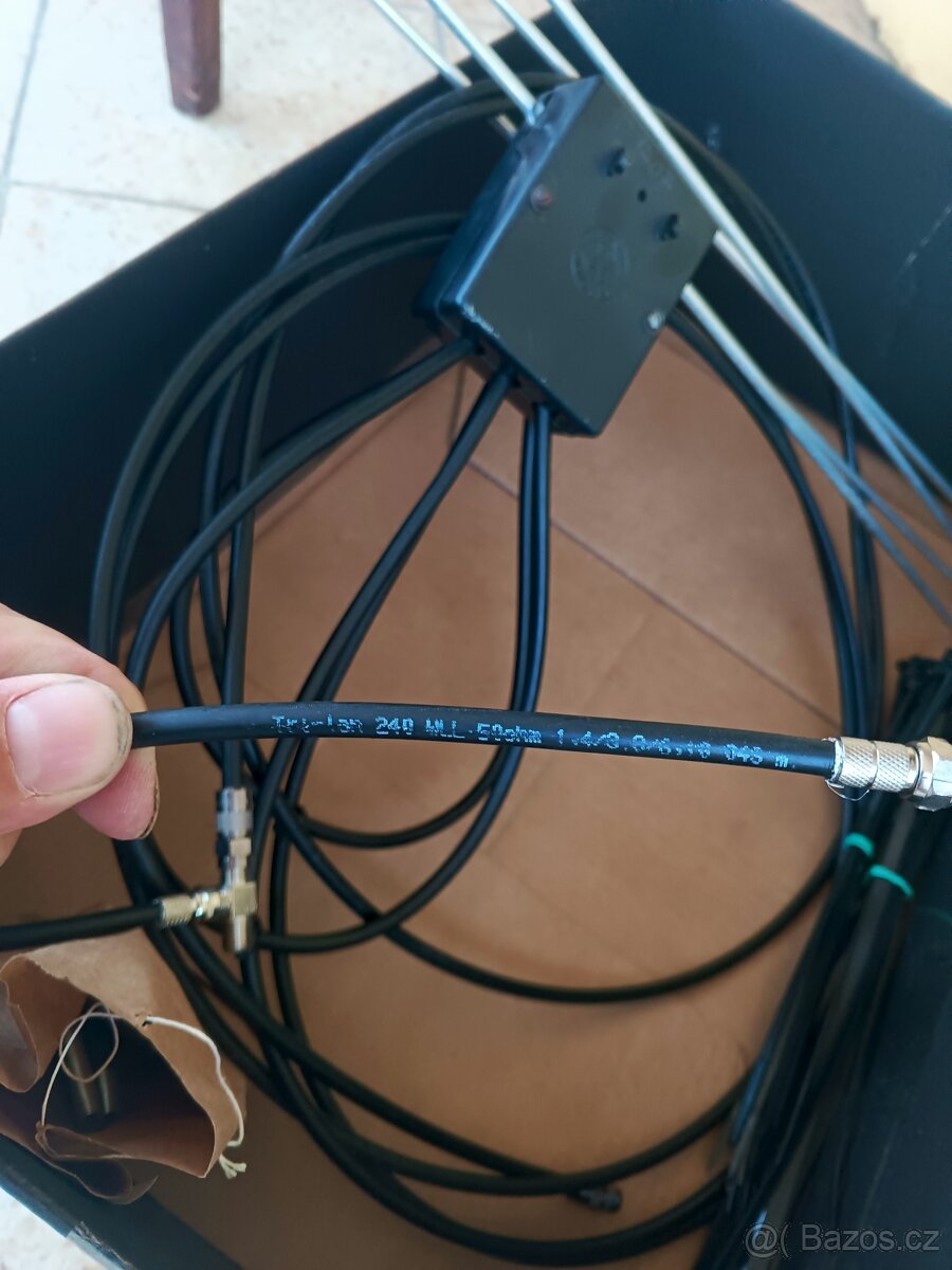 antény pro příjem DAB K5-7 14 prvků,cena je za všechno . - 5