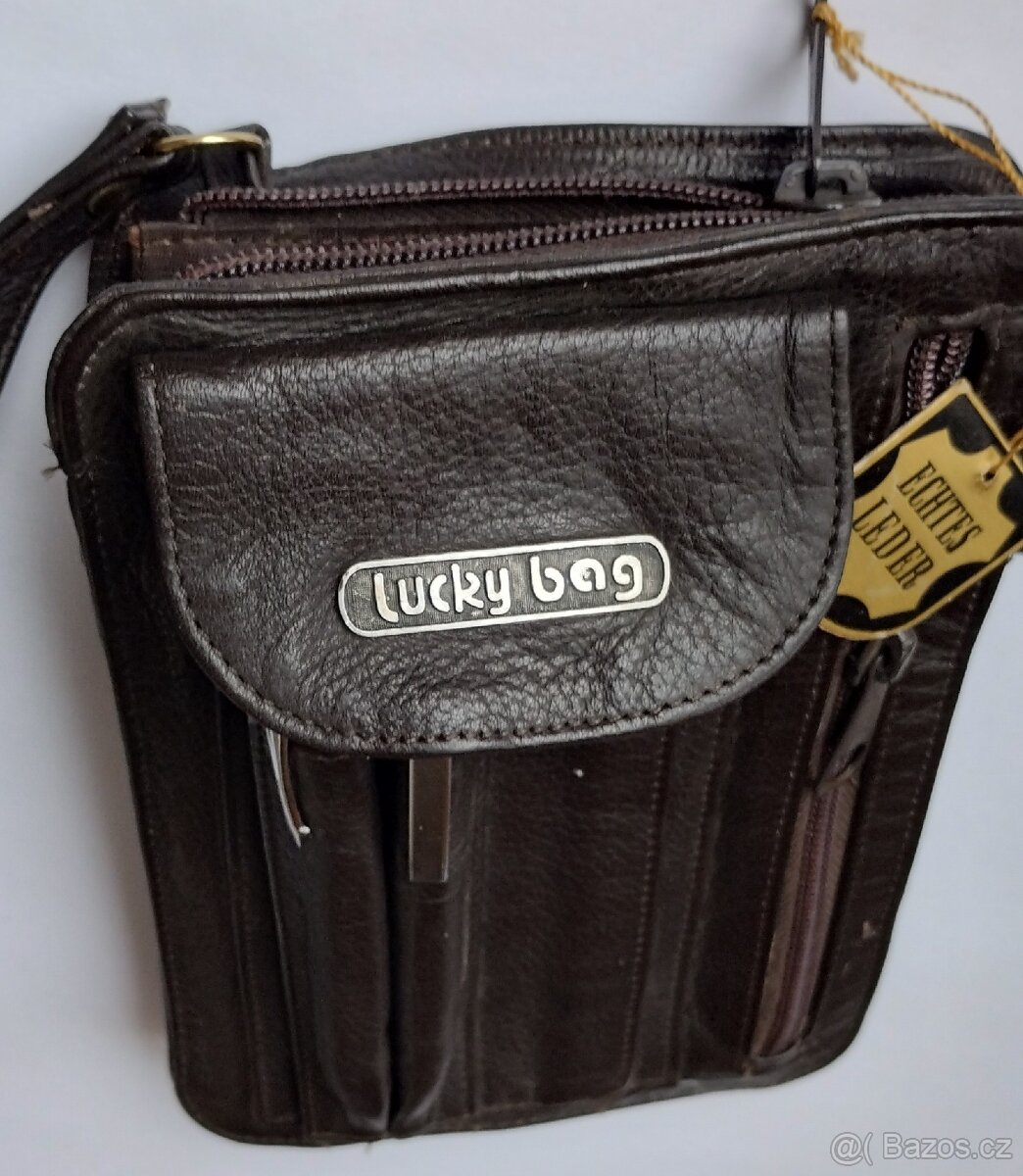 Kožená brašna - Lucky bag (nová) - 5