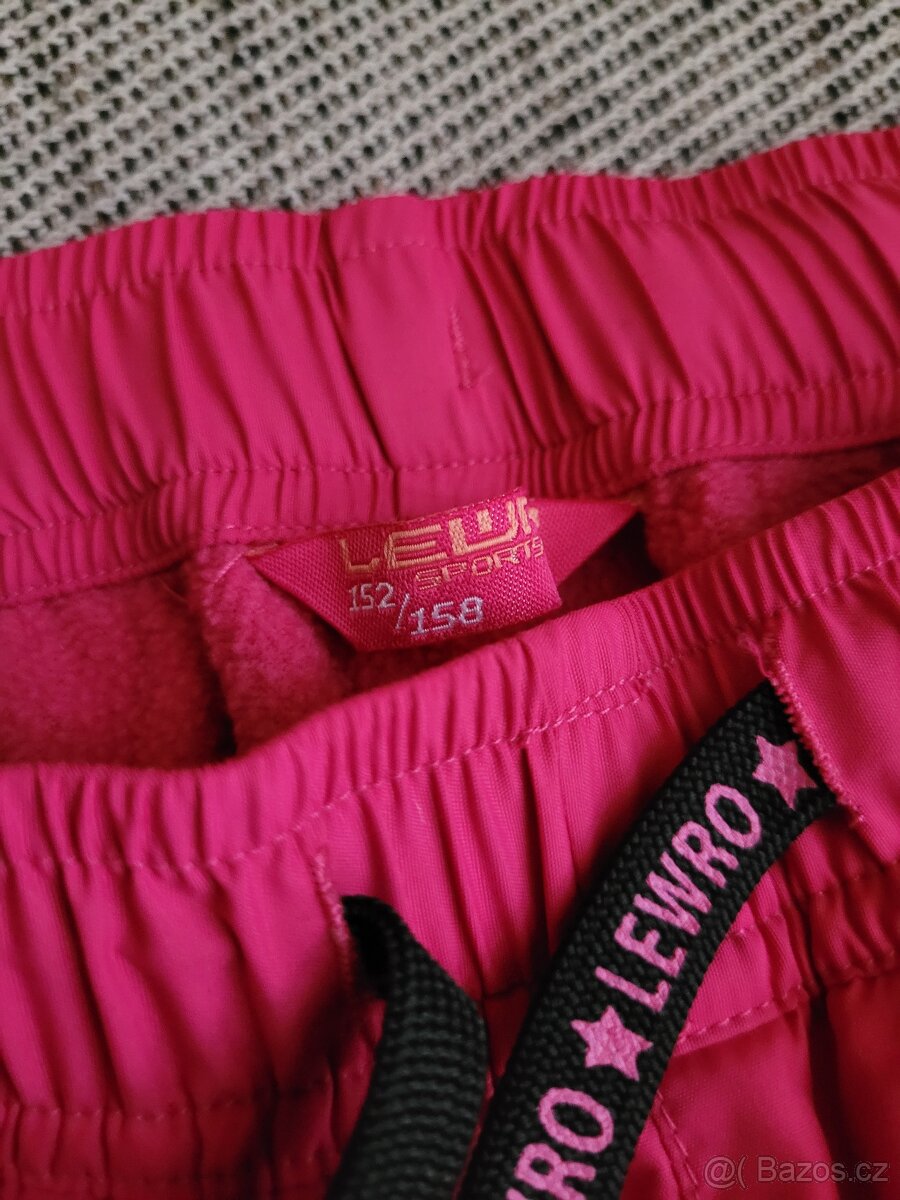 Nové dívčí zateplené kalhoty zn. Lewro, vel. 152-158 - 5