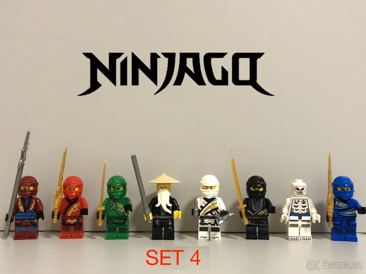 Figúrky Ninjago (8ks) typ lego - nové, nehrane - 5