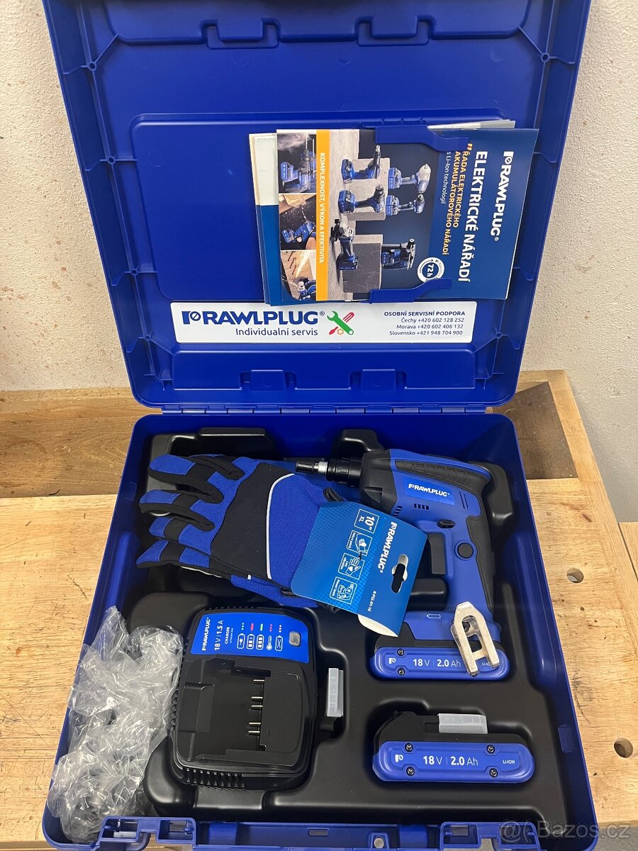 Aku šroubovák do sádrokartonu Rawlplug R-PDS18-M2A - 5