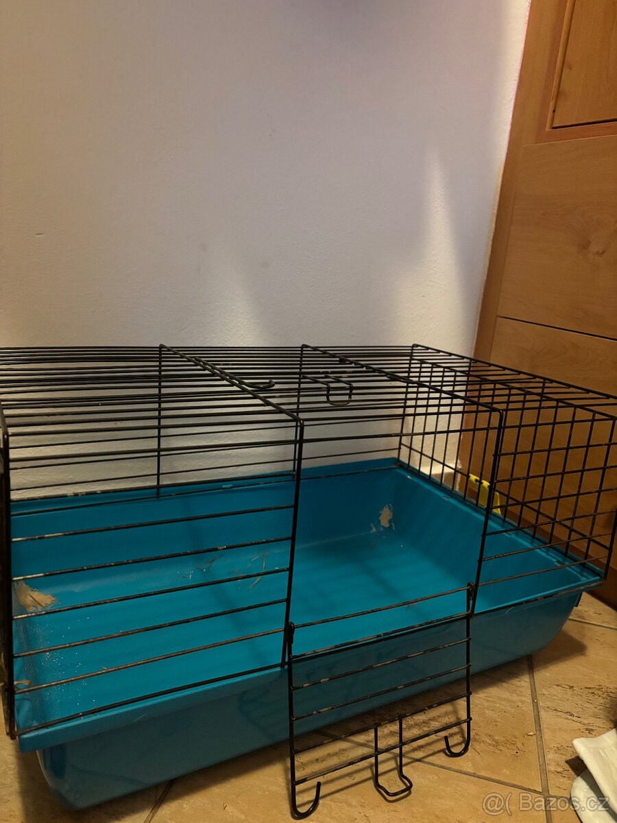 Prodám klec pro králíka + ohrádku (set) - 5