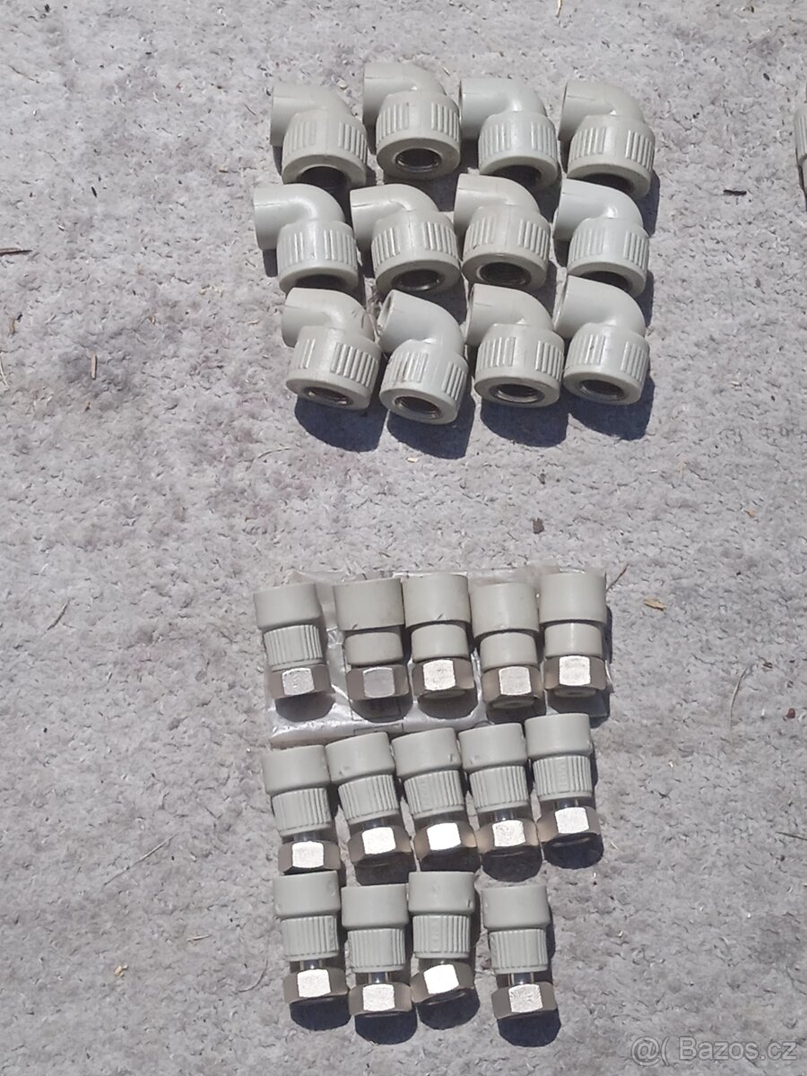 Tvarovky ppr, mosaz, kohouty - 5