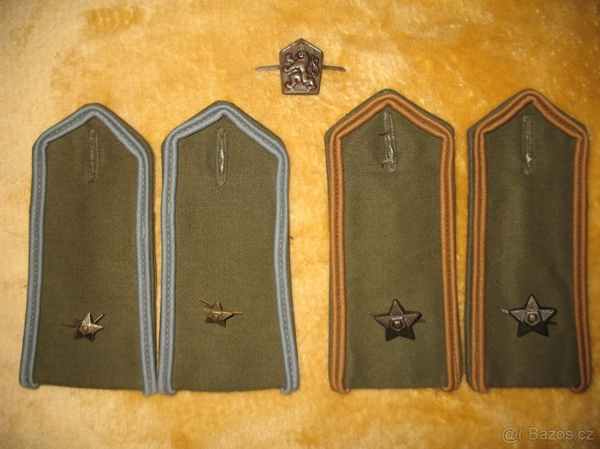 Armáda VMV, PS, army, ČSLA, náramenníky, výložky - 5
