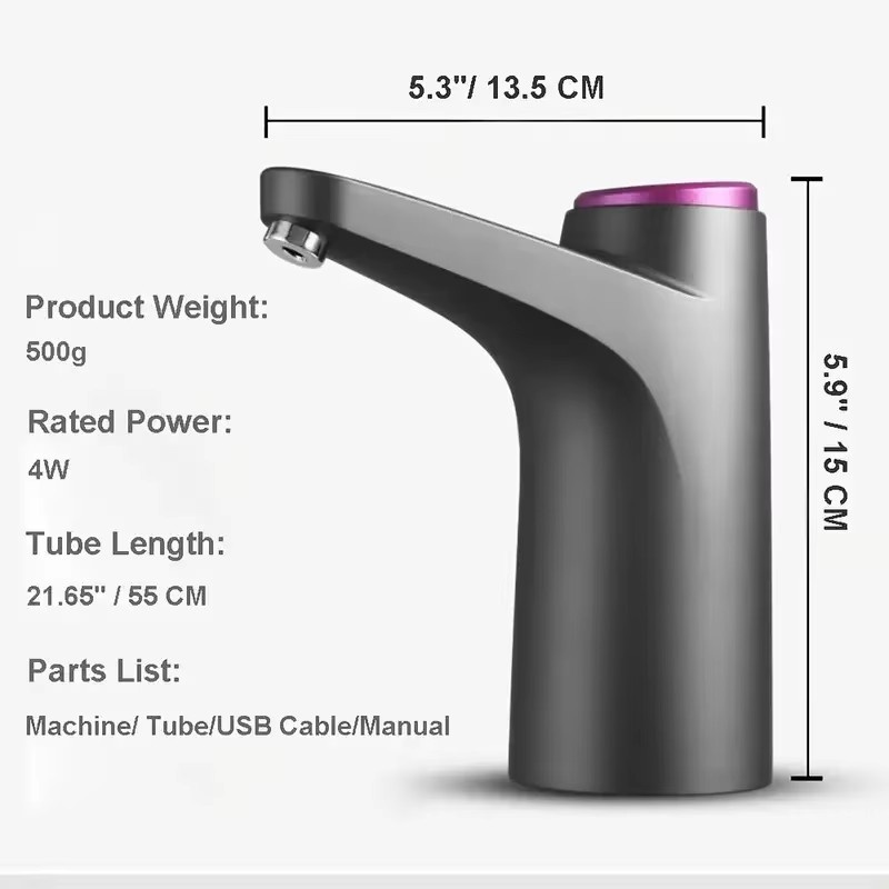 Dávkovač vody – dobíjecí baterie 1500 mAh, USB - 5