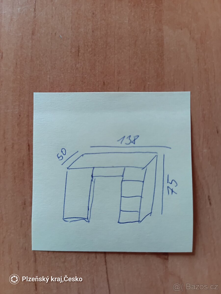 Pracovní stůl 140x50 - 5