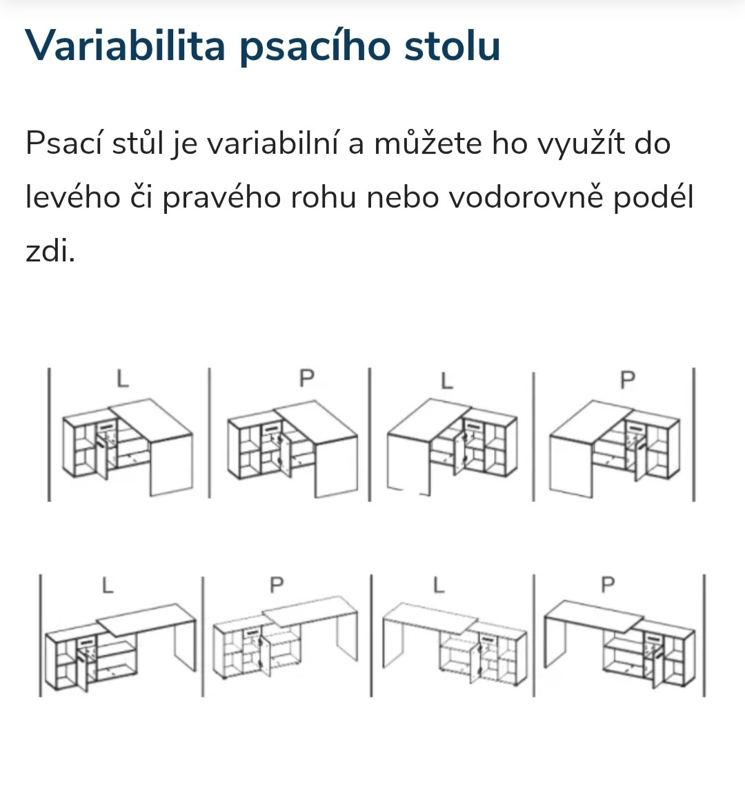 Psací stůl Eliseo - 5