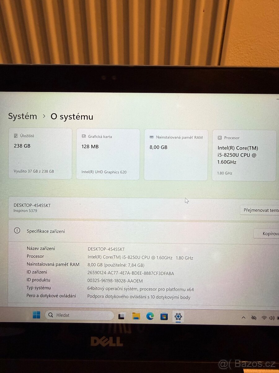 P: 2x Dell Inspiron 5378 i5/8GB/256GB Dotykový - 5