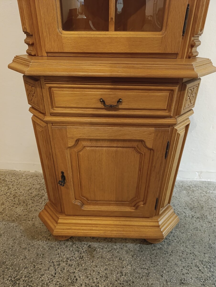Rustikální příborník, vitrína, masív, Nábytek s příběhem - 5