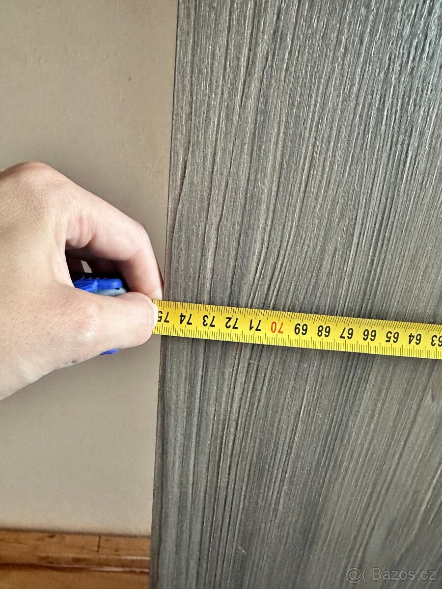 Interiérové dveře – šedý dekor dřeva, moderní design - 5