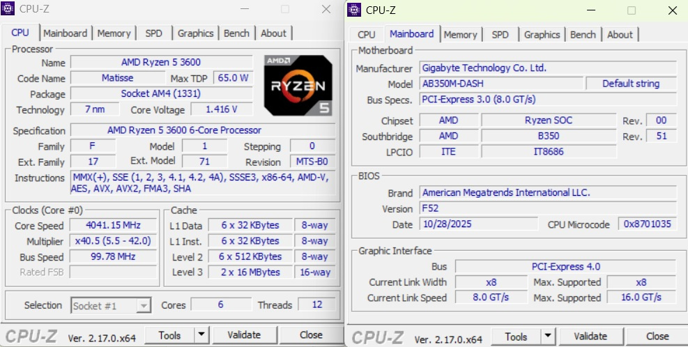 Herni PC - Ryzen 3600, 16GB RAM, 930GB NVME, 6600XT, WIN11 - 5