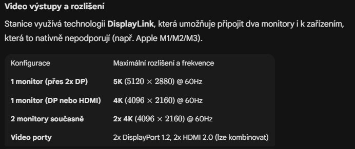 Dokovací stanice i-tec CADUAL4KDOCKPD - 5