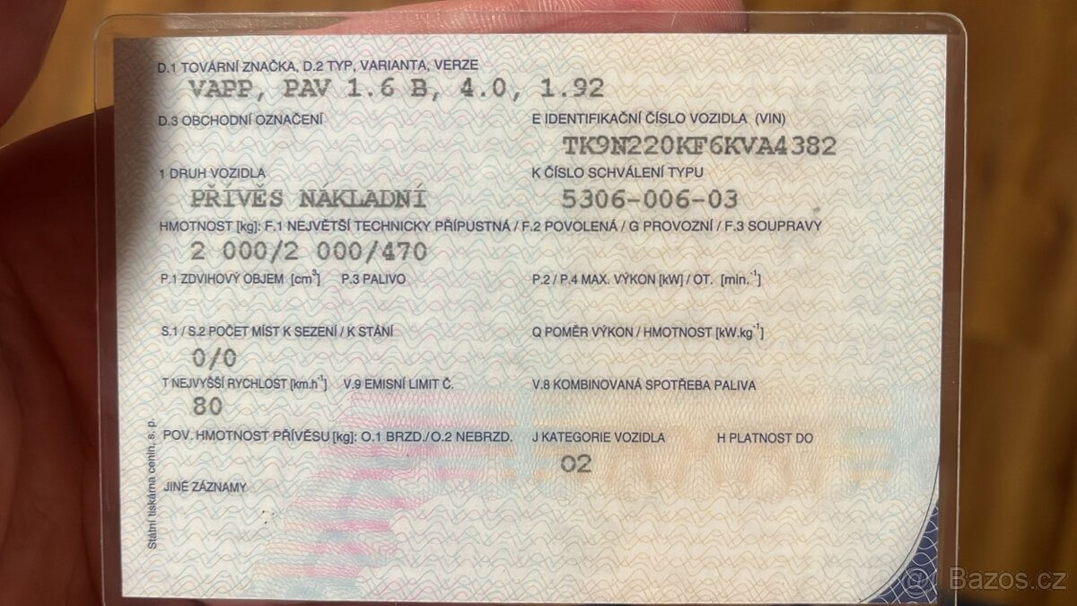 Vapp PAV 1,6B - 5