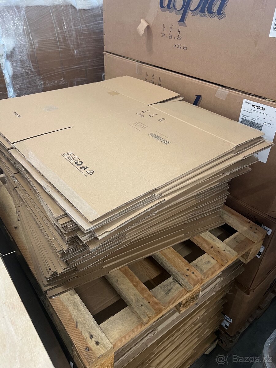 Použité kartonové krabice na stěhování / balení – levně - 5