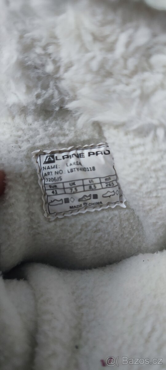 ALPINE PRO - LARDA DÁMSKÁ ZIMNÍ OBUV S MEMBRÁNOU PTX - 5