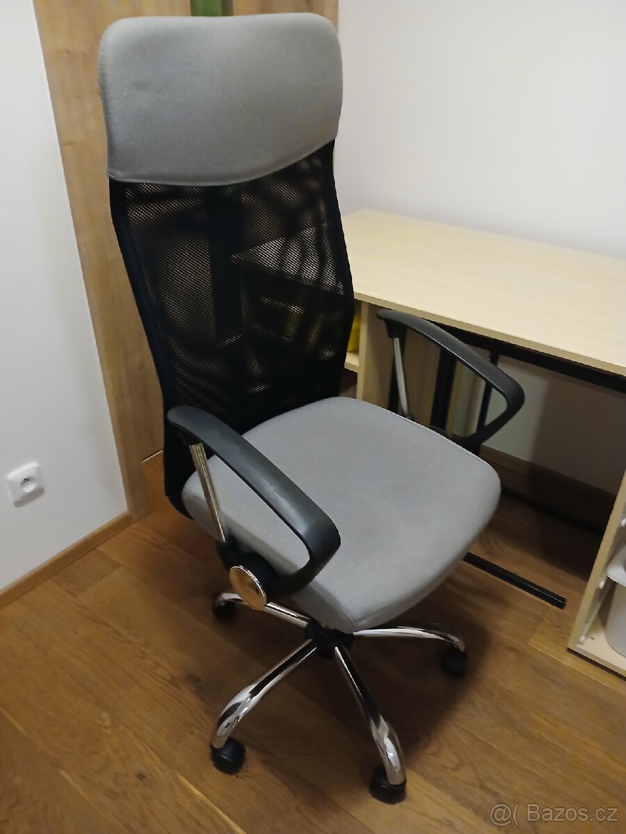 Psací stůl s šuplíky a skříňkou + zdarma kancelářská židle - 5