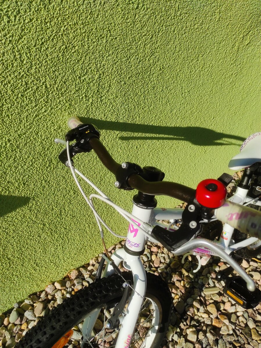 Značkové dětské kolo Rock Machine 20" (bílá/růžová) - 5