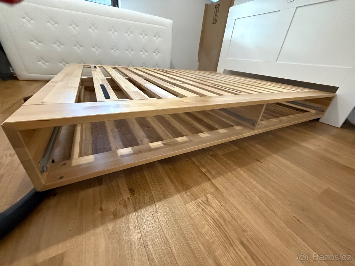 IKEA postel Mandal a čelo Brimnes - 5