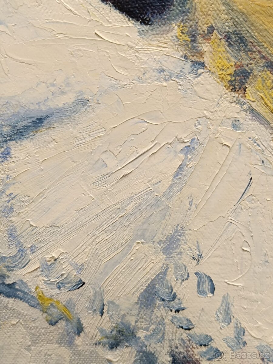 Obraz Veselanky, Jaromír Hynšt, olej 48x64 - 5