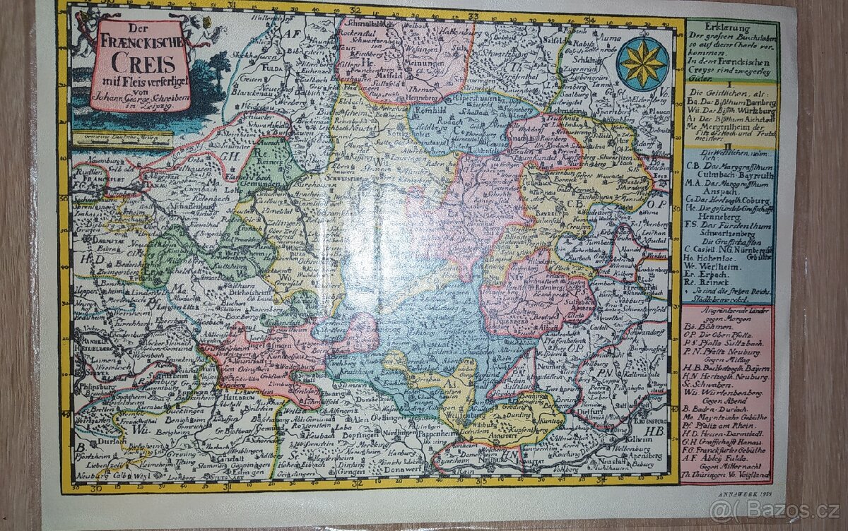 Historická mapa – Der Fränkische Creis (Annawerk 1959) - 5