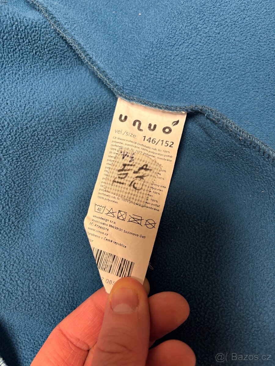 Dětská rostoucí softshellová bunda s fleecem Unuo 146/152 - 5