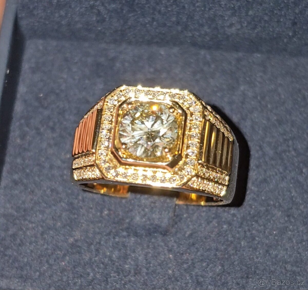 DIAMANTOVÝ PRSTEN 2.71ct. PÁNSKÝ TOP CENA - 5